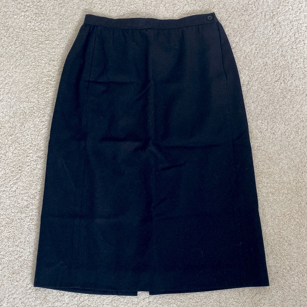 Vintage JH Collectibles navy skirt